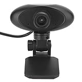 Webcam mit Mikrofon, Streaming Computer 720p HD Webcams, 360 Grad drehbare USB Webkamera mit freiem…