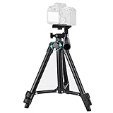 TronicXL 30-60cm Tripod Tisch Stativ für Kamera höhenverstellbar I DSLR I Webcam I Kamerastativ kompatibel…