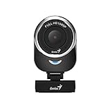 Genius QCAM6000 Webcam 1080P Full HD mit Micro-USB, Schwarz