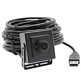 ELP 170 Grad Fisheye-objektiv 720P Weitwinkel PC Webcam HD CMOS OV9712 H.264 Mini USB Kamera für Andorid,…