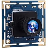 ELP Webcam 8MP Kamera Modul USB mit FOV 75 Grad Keine Verzerrung Objektiv,IMX179 USB mit Kamera UVC-konform…