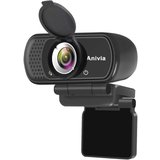 Diyarts Full HD-Webcam (Full HD, Hochauflösende Videokamera, Hohe Auflösung, Rauschunterdrückung, Plug-and-Play)