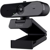 Trust TAXON QHD WEBCAM ECO Webcam (QHD, QHD, mit automatischem Fokus, zwei Mikrofonen und Blickschutzfilter)