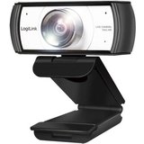 LogiLink Konferenz HD-USB-Webcam Full HD-Webcam (120° Dual-Mikrofon, manueller Fokus)