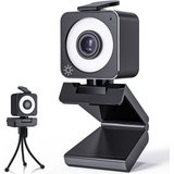 Diyarts Webcam (Full HD, PC Kamera und Laptop Video Konferenzen Online-Unterricht und Streaming, Mikrofon…