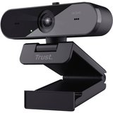 Trust QHD-Webcam TW-250 Webcam (Standfuß, Klemm-Halterung)