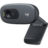 Logitech C270 Webcam (WXGA, HD, 720p, 30 fps, 3MP, FoV 60°, Fester Fokus)