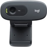 Logitech C270 HD 720p 1280x720 Pixel 30 FPS USB schwarz 960-001063 Webcam