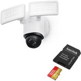 eufy E340 Überwachungskamera 3K Floodlight Dual-Cam Outdoor + 128 GB SD-Karte