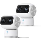 eufy S350 Überwachungskamera 4K 360 Grad Dual-Cam Indoor Nachtsicht • 2er Pack